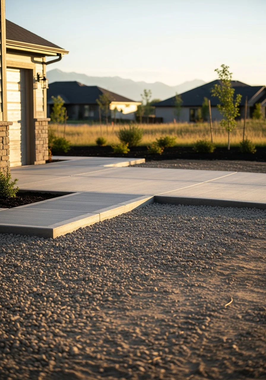 Completed home exterior in Pleasant Grove neighborhood showing quality finish work and landscaping.